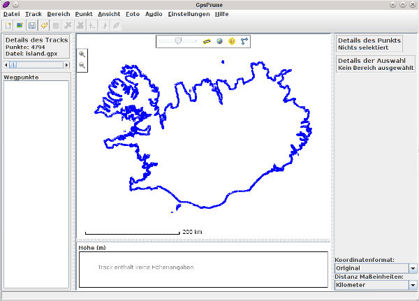 GPX file in GpsPrune